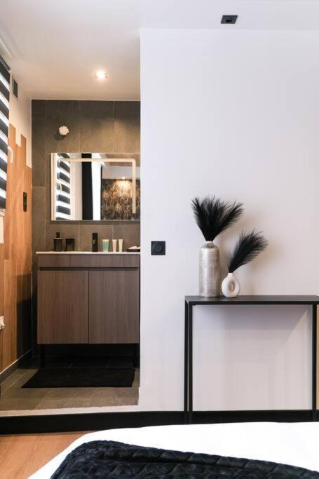 Апартаменты Le Black & White - 10 Min Orly, 3 Min Gare Juvisy Ати-Мон Экстерьер фото